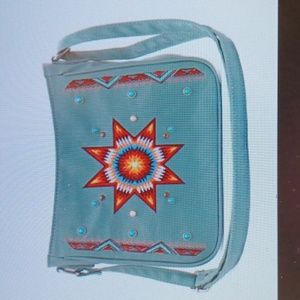 NEW! NuTrendz Starburst Purse with embroidery 5501